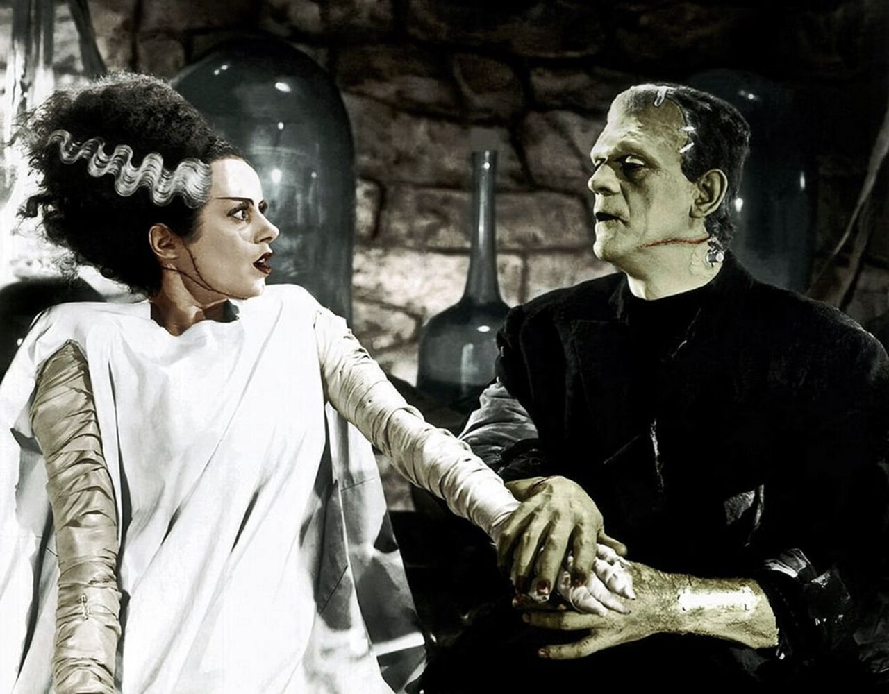 Bride of Frankenstein - Boris Karloff and Elsa Lanchester Poster Print by Hollywood Photo Archive Hollywood Photo Archive - Item # VARPDX490183